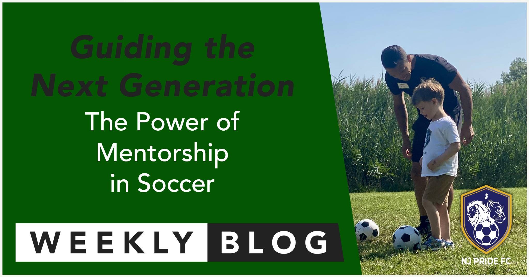NJ Pride FC coach mentoring a young soccer player during practice, showing the importance of guidance and support in youth development.